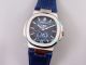 Swiss Replica Patek Philippe Nautilus 57261A Watch Blue Dial Blue Leather (2)_th.jpg